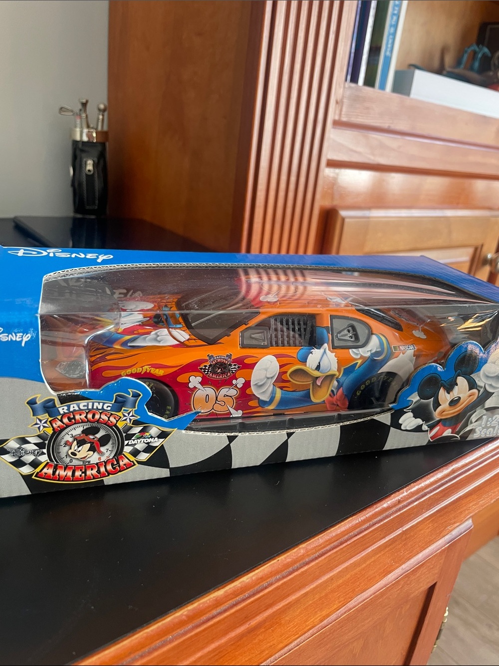 Disney NASCAR Donald Duck Race Car